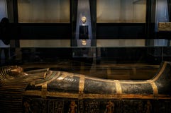 November 2018 Moskou, Rusland, Egyptische Zaal in het Museum, brijsarcofaag royalty-vrije stock afbeelding November 2018 Moskou, Rusland, Egyptische Zaal in het Museum, brijsarcofaag royalty-vrije stock afbeelding