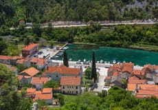 Picturesque small riverside town of Novigrad in Croatia stock images Picturesque small riverside town of Novigrad in Croatia stock images