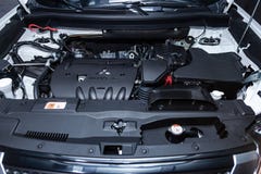 Novosibirsk, Ρωσία - 16 Νοεμβρίου 2018: Mitsubishi Outlander στοκ εικόνες Novosibirsk, Ρωσία - 16 Νοεμβρίου 2018: Mitsubishi Outlander στοκ εικόνες