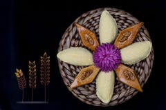Novruz holiday pastry Royalty Free Stock Photo Novruz holiday pastry Royalty Free Stock Photo