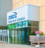 Nowa Scotia college społecznego wejście zdjęcia stock Nowa Scotia college społecznego wejście zdjęcia stock