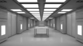 Nowożytna wewnętrzna scifi architektura Zdjęcia Stock Nowożytna wewnętrzna scifi architektura Zdjęcia Stock