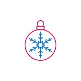 Nowy Rok, boże narodzenia, świętowanie dekoracje ballcolored ikonę Może używać dla sieci, logo, mobilny app, UI, UX royalty ilustracja Nowy Rok, boże narodzenia, świętowanie dekoracje ballcolored ikonę Może używać dla sieci, logo, mobilny app, UI, UX royalty ilustracja
