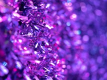Nowy rok dekoracji bokeh purpurowy tło obraz royalty free Nowy rok dekoracji bokeh purpurowy tło obraz royalty free