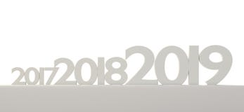 2019 nowy rok listów śmiały symbol 3d-illustration ilustracja wektor 2019 nowy rok listów śmiały symbol 3d-illustration ilustracja wektor