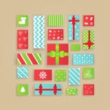 Noël Advent Calendar illustration libre de droits Noël Advent Calendar illustration libre de droits