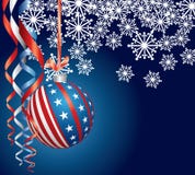 Noël patriotique bleu Noël patriotique bleu