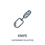 nożowy ikona wektor od gastronomy kolekcji kolekcji r royalty ilustracja nożowy ikona wektor od gastronomy kolekcji kolekcji r royalty ilustracja