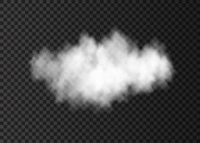 Nuage de fumée transparent blanc sur le fond foncé illustration de vecteur Nuage de fumée transparent blanc sur le fond foncé illustration de vecteur
