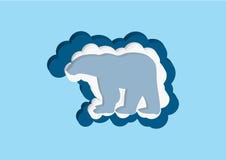 Nuages sous forme d'ours blanc Dirigez la couleur bleue et blanche de nuage d'icônes sur un fond bleu Le ciel est une collection illustration libre de droits Nuages sous forme d'ours blanc Dirigez la couleur bleue et blanche de nuage d'icônes sur un fond bleu Le ciel est une collection illustration libre de droits