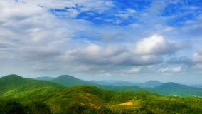 Nubes sobre la plantación de té Nubes sobre la plantación de té