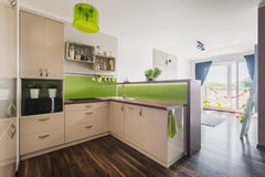 Nuevo apartamento con la planta diáfana fotografía de archivo libre de regalías Nuevo apartamento con la planta diáfana fotografía de archivo libre de regalías