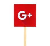 Nuevo Google más logotipo firma imagen de archivo libre de regalías Nuevo Google más logotipo firma imagen de archivo libre de regalías
