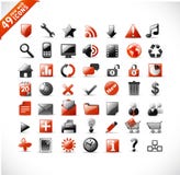 Nuevos iconos del Web y del mutimedia ilustración del vector Nuevos iconos del Web y del mutimedia ilustración del vector