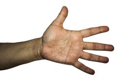 Numbers through Finger Expressions royalty free stock photography Numbers through Finger Expressions royalty free stock photography