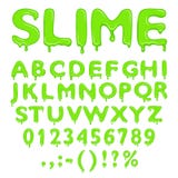 Numeri e simboli di alfabeto della melma illustrazione di stock Numeri e simboli di alfabeto della melma illustrazione di stock