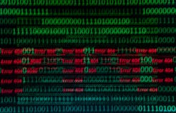 Numerical continuous, abctract data in binary code, give technology felling. royalty free stock photo Numerical continuous, abctract data in binary code, give technology felling. royalty free stock photo