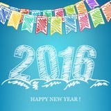 2016 nuovi anni Eve Background illustrazione di stock 2016 nuovi anni Eve Background illustrazione di stock