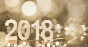 Nuovo anno 2018 fotografia stock libera da diritti Nuovo anno 2018 fotografia stock libera da diritti