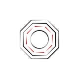 Nuovo anno cinese, icona di bagua Può essere usato per il web, il logo, il app mobile, UI, UX illustrazione di stock Nuovo anno cinese, icona di bagua Può essere usato per il web, il logo, il app mobile, UI, UX illustrazione di stock