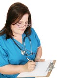 Nurse Takes Notes Stock Photography Nurse Takes Notes Stock Photography
