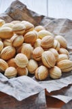 Nuts from short pastry with a boiled condensed milk Royalty Free Stock Image Nuts from short pastry with a boiled condensed milk Royalty Free Stock Image