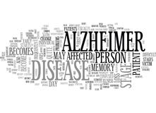 Nuvem da palavra da pesquisa de Alzheimer foto de stock Nuvem da palavra da pesquisa de Alzheimer foto de stock