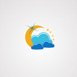 Nuvem ideal com poucos vetor, ícone, elemento, e molde do logotipo da estrela para a empresa ilustração do vetor Nuvem ideal com poucos vetor, ícone, elemento, e molde do logotipo da estrela para a empresa ilustração do vetor
