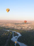 Nya Albuquerque - festival för ballong Mexiko för varm luft royaltyfria bilder Nya Albuquerque - festival för ballong Mexiko för varm luft royaltyfria bilder