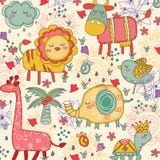 Nyckfull djurillustration royaltyfri illustrationer Nyckfull djurillustration royaltyfri illustrationer