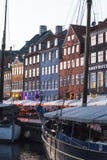 Nyhavn или новая гавань, Копенгаген, Дания стоковая фотография Nyhavn или новая гавань, Копенгаген, Дания стоковая фотография