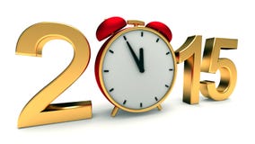 Nytt år 2015 stock illustrationer Nytt år 2015 stock illustrationer