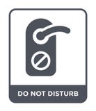 não perturbe o ícone no estilo na moda do projeto Não perturbe o ícone isolado no fundo branco não perturbe o ícone do vetor simp ilustração do vetor não perturbe o ícone no estilo na moda do projeto Não perturbe o ícone isolado no fundo branco não perturbe o ícone do vetor simp ilustração do vetor