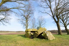 Néerlandais typique Hunebed photos stock Néerlandais typique Hunebed photos stock