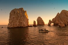 O arco em Cabo San Lucas, México fotografia de stock O arco em Cabo San Lucas, México fotografia de stock