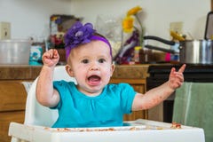 O bebê tem uma birra Fotografia de Stock O bebê tem uma birra Fotografia de Stock