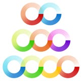 O bloqueio abstrato circunda o grupo de elemento com 3 a variação 2, 3 ilustração royalty free O bloqueio abstrato circunda o grupo de elemento com 3 a variação 2, 3 ilustração royalty free
