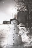 O boneco de neve fotos de stock O boneco de neve fotos de stock