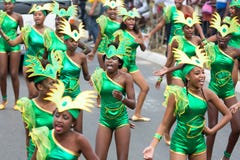 O carnaval anual na capital em Cabo Verde, Praia Imagem de Stock Royalty Free O carnaval anual na capital em Cabo Verde, Praia Imagem de Stock Royalty Free