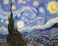 ` O ` da noite estrelado pintado por Vincent Van Gogh fotos de stock ` O ` da noite estrelado pintado por Vincent Van Gogh fotos de stock