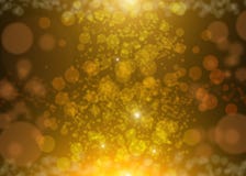 O fundo abstrato elegante com sparkles do brilho do ouro irradia o bokeh e as estrelas das luzes Fundo festivo do Natal do ouro Fotografia de Stock Royalty Free O fundo abstrato elegante com sparkles do brilho do ouro irradia o bokeh e as estrelas das luzes Fundo festivo do Natal do ouro Fotografia de Stock Royalty Free