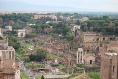 O fórum Romanum imagens de stock O fórum Romanum imagens de stock