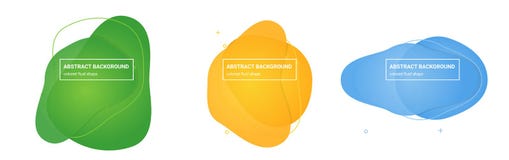 O líquido abstrato dá forma a fundos coloridos dos inclinações para bandeiras ilustração do vetor O líquido abstrato dá forma a fundos coloridos dos inclinações para bandeiras ilustração do vetor