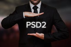 O pagamento presta serviços de manutenção à diretriz orientadora 2 PSD2 foto de stock royalty free O pagamento presta serviços de manutenção à diretriz orientadora 2 PSD2 foto de stock royalty free