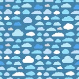 O sumário nubla-se o fundo sem emenda ilustração do vetor O sumário nubla-se o fundo sem emenda ilustração do vetor