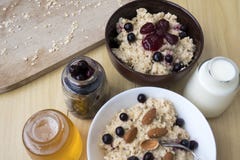 oatmeal photographie stock oatmeal photographie stock