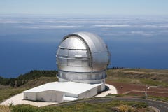Obervatório no La Palma da ilha, Espanha fotos de stock Obervatório no La Palma da ilha, Espanha fotos de stock