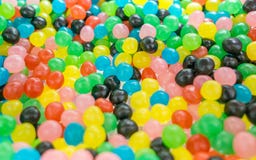 Obfici smaki i round multicolor cukierki zdjęcia royalty free Obfici smaki i round multicolor cukierki zdjęcia royalty free