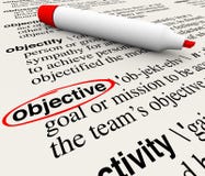 Objective Mission Goal Dictionary Word Definition Circled royalty free illustration Objective Mission Goal Dictionary Word Definition Circled royalty free illustration