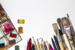Objects for arts, sculpture, painting, drawing stock photo Objects for arts, sculpture, painting, drawing stock photo